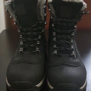 Thermolite  Ecomade Black Winter Snow Boots Leather Textile Men's Size 7
